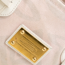 Pre Owned حقيبة لوي فيتون تاهيتيني كاباس إصدار محدود بنفسجية PM