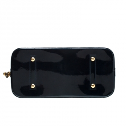 مملوكة مسبقًا Louis Vuitton Blue Nuit Monogram Vernis Alma GM Bag