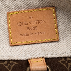 مملوكة مسبقًا Louis Vuitton Blue Toile Globe Shopper Cabas Limited Edition MM Bag
