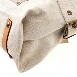 مملوكة مسبقًا Louis Vuitton Blue Toile Globe Shopper Cabas Limited Edition MM Bag