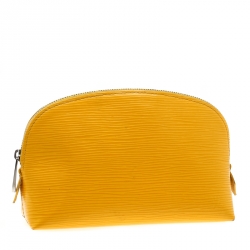 Pre Owned حقيبة مكياج صغيرة لوي فيتون جلد أيبي سيترون 