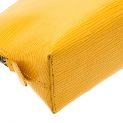 Pre Owned حقيبة مكياج صغيرة لوي فيتون جلد أيبي سيترون 