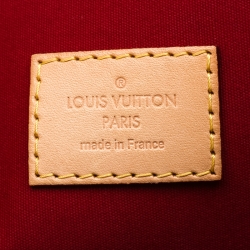 Pre Owned Louis Vuitton Pomme D’amour Monogram Vernis Alma GM Bag