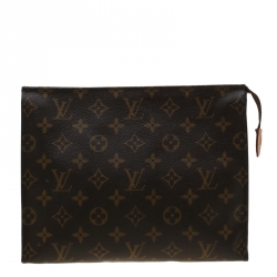 Louis Vuitton Monogram Toiletry Pouch 26 - Brown Cosmetic Bags, Accessories  - LOU77960