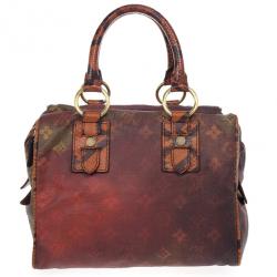مملوكة مسبقًا Louis Vuitton Limited Edition Richard Prince Red Monogram Mancrazy Jokes Bag