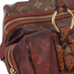 مملوكة مسبقًا Louis Vuitton Limited Edition Richard Prince Red Monogram Mancrazy Jokes Bag