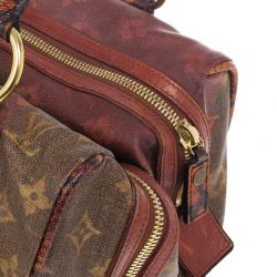 مملوكة مسبقًا Louis Vuitton Limited Edition Richard Prince Red Monogram Mancrazy Jokes Bag