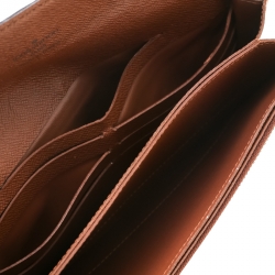 مملوكة مسبقًا محفظة لوي فيتون بورتوفيل أكورديون كانفاس مونوغرامي