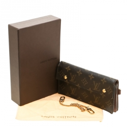 مملوكة مسبقًا محفظة لوي فيتون بورتوفيل أكورديون كانفاس مونوغرامي