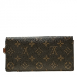 مملوكة مسبقًا محفظة لوي فيتون بورتوفيل أكورديون كانفاس مونوغرامي