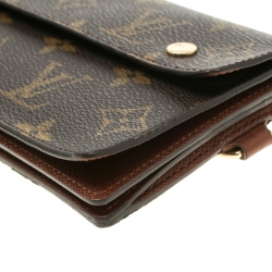 مملوكة مسبقًا محفظة لوي فيتون بورتوفيل أكورديون كانفاس مونوغرامي