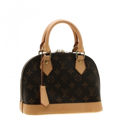 Pre Owned Louis Vuitton Monogram Canvas Alma BB Bag