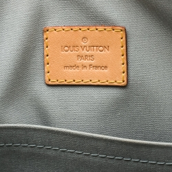 Pre Owned Louis Vuitton Cream Monogram Vernis Summit Drive Bag