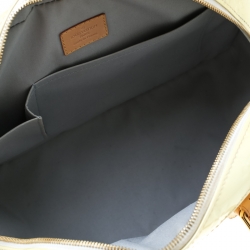 Pre Owned Louis Vuitton Cream Monogram Vernis Summit Drive Bag