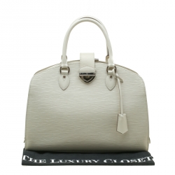 Louis Vuitton Ivory Epi Leather Pont Neuf GM Bag