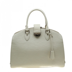 Louis Vuitton Ivory Epi Leather Pont Neuf GM Bag