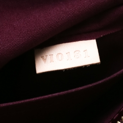 Pre Owned Louis Vuitton Rouge Fauviste Monogram Vernis Melrose Avenue Bag