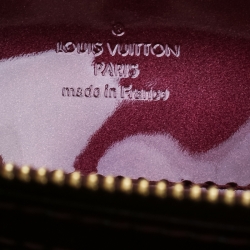 Pre Owned Louis Vuitton Rouge Fauviste Monogram Vernis Melrose Avenue Bag