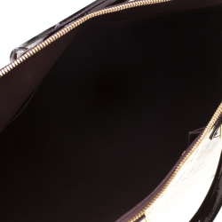 Pre Owned Louis Vuitton Amarante Monogram Vernis Alma Voyager Bag