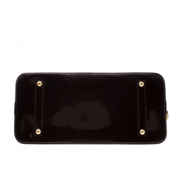 Pre Owned Louis Vuitton Amarante Monogram Vernis Alma Voyager Bag