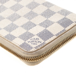 Louis Vuitton Damier Azur Canvas Zippy Compact Wallet