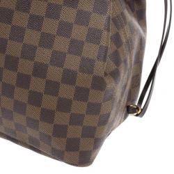 Pre Owned Louis Vuitton Damier Ebene Neverfull Tote GM