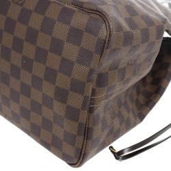 Pre Owned Louis Vuitton Damier Ebene Neverfull Tote GM