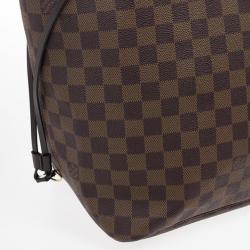 Pre Owned Louis Vuitton Damier Ebene Neverfull Tote GM