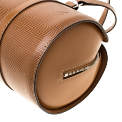 Pre Owned Louis Vuitton Canelle Epi Leather Soufflot Bag