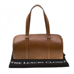 Pre Owned Louis Vuitton Canelle Epi Leather Soufflot Bag