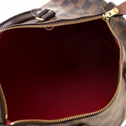 Pre Owned Louis Vuitton Damier Ebene Canvas Speedy 30