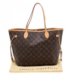 Pre Owned حقيبة لوي فيتون نيفرفول كانفاس مونوغرامي MM
