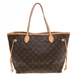 Pre Owned حقيبة لوي فيتون نيفرفول كانفاس مونوغرامي MM