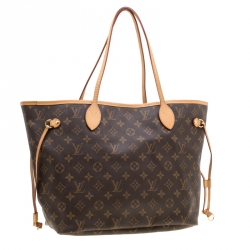 Pre Owned حقيبة لوي فيتون نيفرفول كانفاس مونوغرامي MM