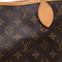 Pre Owned حقيبة لوي فيتون نيفرفول كانفاس مونوغرامي MM