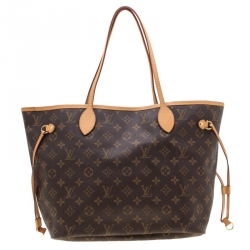 Pre Owned حقيبة لوي فيتون نيفرفول كانفاس مونوغرامي MM