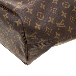Pre Owned حقيبة لوي فيتون نيفرفول كانفاس مونوغرامي MM