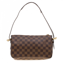 Pre Owned Louis Vuitton Damier Ebene Canvas Ravello GM Bag