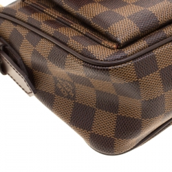 Pre Owned Louis Vuitton Damier Ebene Canvas Ravello GM Bag