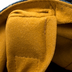 مملوكة مسبقًا حقيبة لوي فيتون ميني بليتي صغيرة دنيم مونوغرامي زرقاء