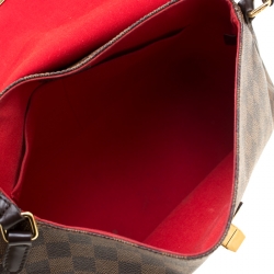 Pre Owned Louis Vuitton Damier Ebene Canvas Besace Rosebery Bag