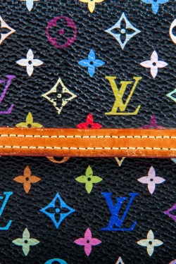 Pre Owned Louis Vuitton Black Multicolore Monogram Canvas Porte Tresor International Wallet