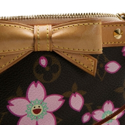 مملوكة مسبقًا حقيبة اكسسوارات صغيرة لوي فيتون شيري بلوسوم كانفاس مونوغرامي