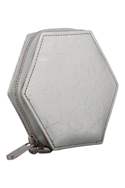 Pre Owned محفظة عملات معدنية لوي فيتون فلوكون فيرنيه مونوغرامية فضية