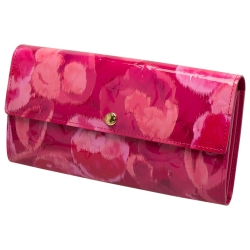 Pre Owned Louis Vuitton Indian Rose Monogram Vernis Ikat Limited Edition Sarah Wallet