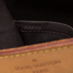 Pre Owned Louis Vuitton Amarante Monogram Vernis Brea MM Bag