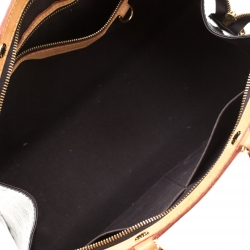 Pre Owned Louis Vuitton Amarante Monogram Vernis Brea MM Bag