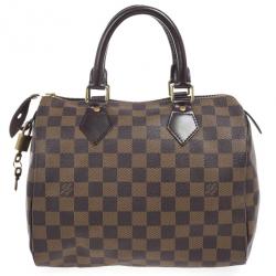 Pre Owned Louis Vuitton Damier Ebene Speedy 25