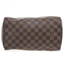 Pre Owned Louis Vuitton Damier Ebene Speedy 25