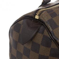 Pre Owned Louis Vuitton Damier Ebene Speedy 25